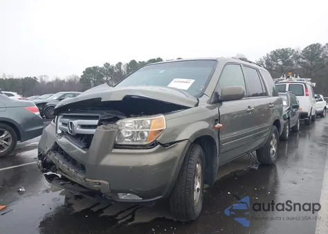 2007 Honda Pilot Ex-L из США, поврежденный, VIN 5FNYF28737B007678